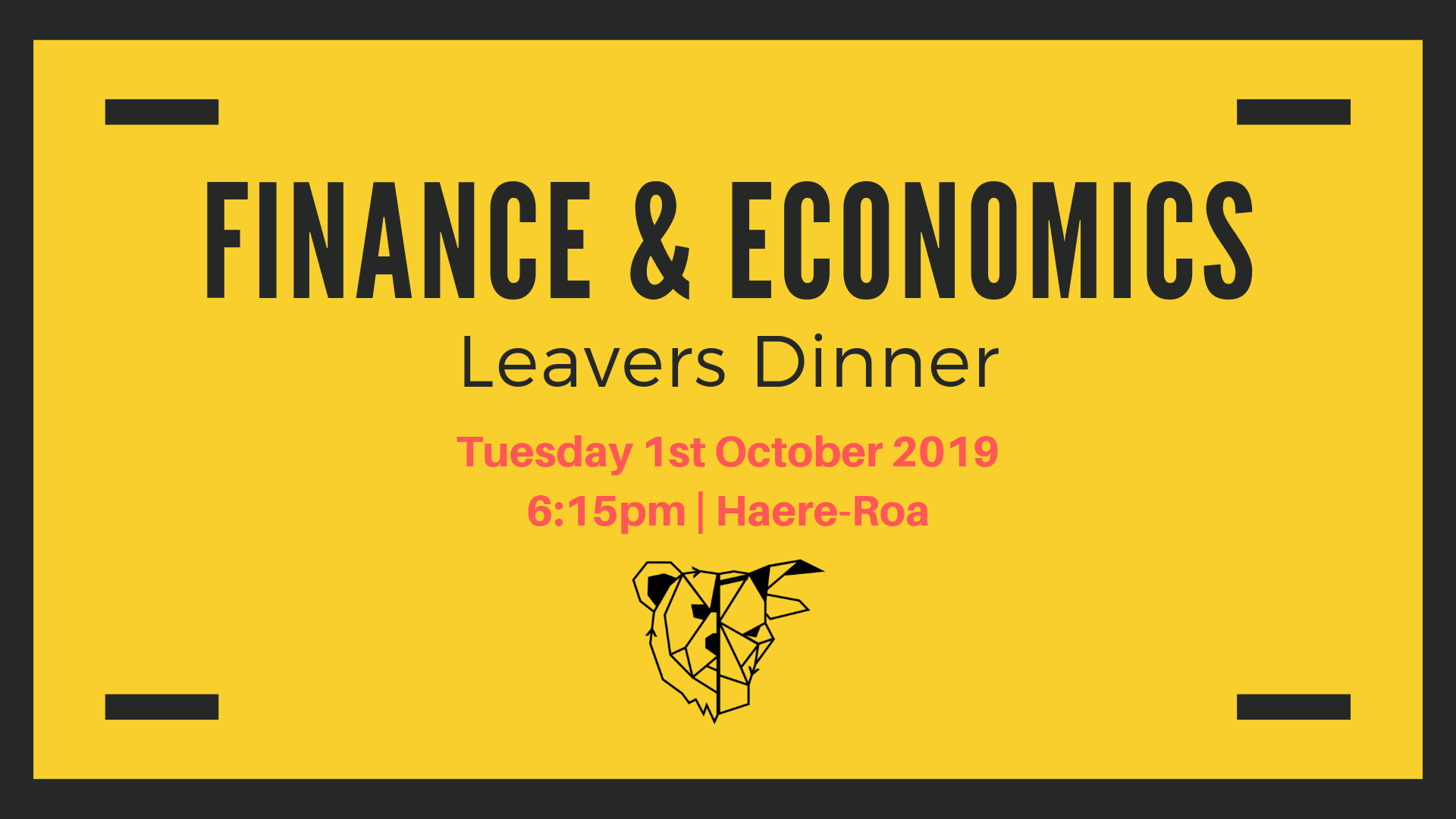 Finance and Economics Leavers Dinner