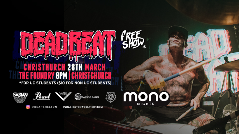 DEADBEAT mono nights facebook cover image