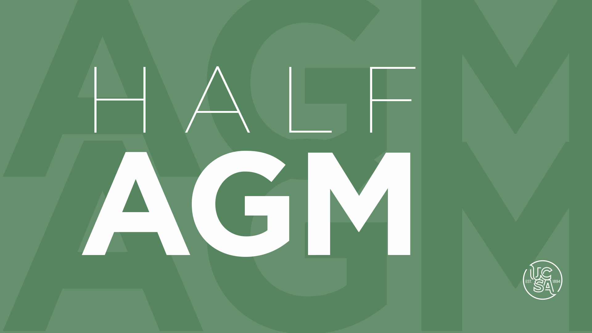 UCSA Half-AGM