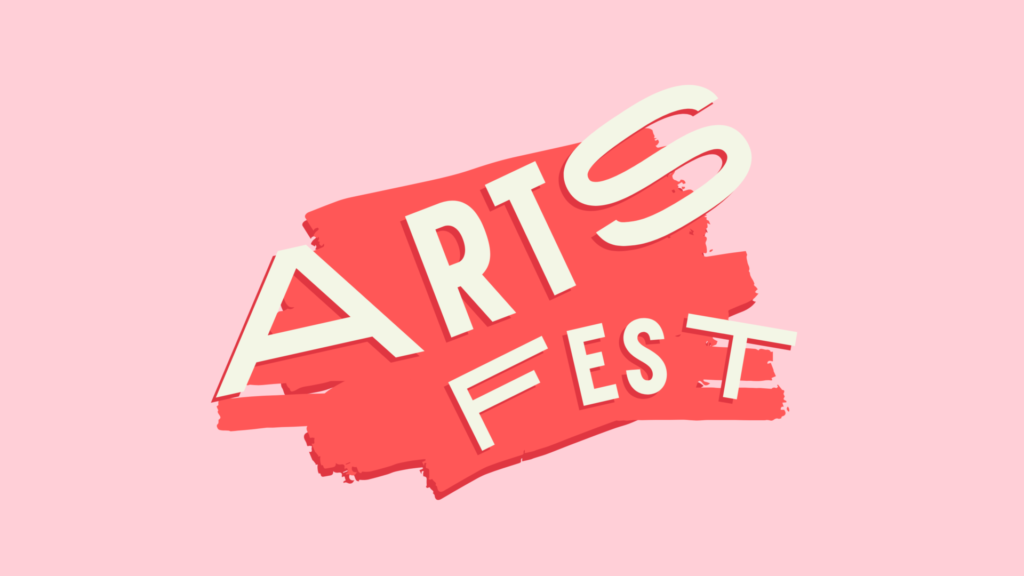 Arts fest coloured logo